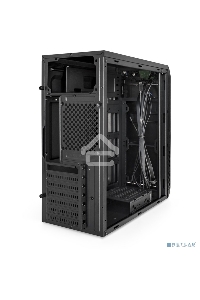 Компьютерный корпус Miditower ExeGate XP-334UC-XP500 (ATX, XP500 с вент. 12см, 1*USB+1*USB3.0+1*TypeC, аудио, черный)
