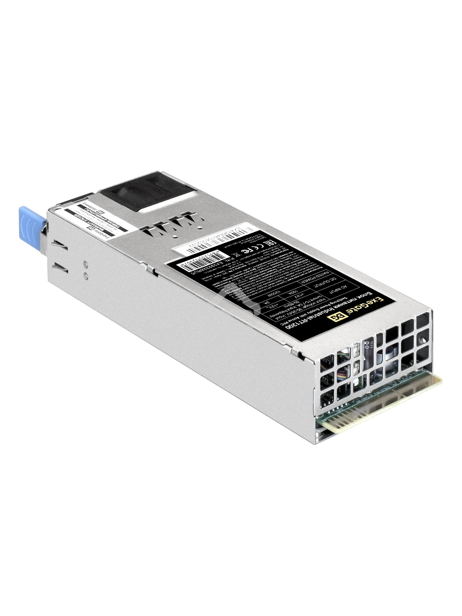 Серверный блок питания  (модуль к RTS1200 Redundant) 1200W ExeGate Industrial-RT1200 (APFC, КПД 94%(80 PLUS Platinum), 4 cm fan)