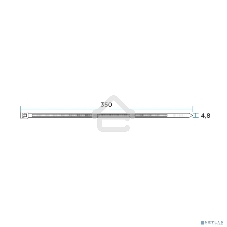 Хомут кабельный 4.8х350 нейл. бел. (уп. 100 шт) PROconnect 57-0350