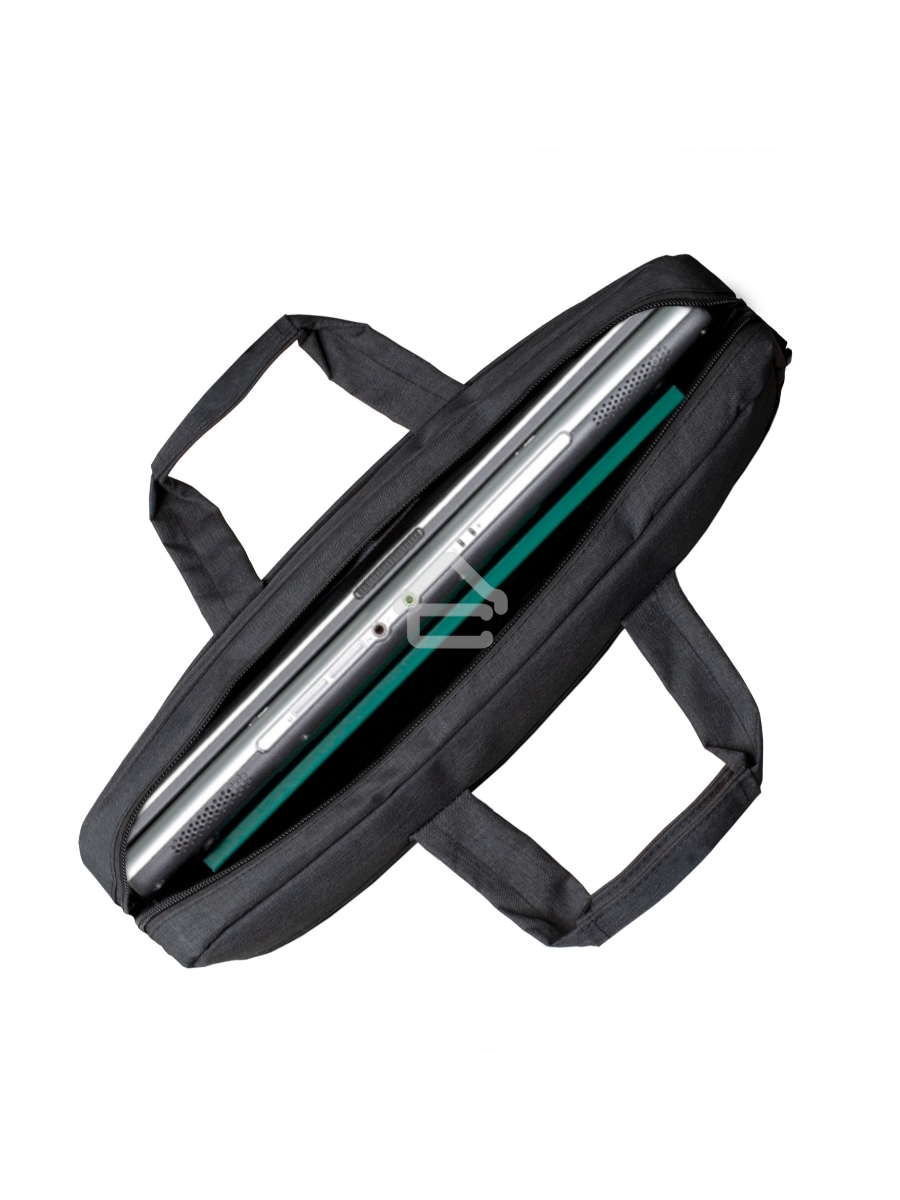 Сумка ExeGate Business ECC-215 Black, черная, полиэстер повышенной плотности 600D, 15.6