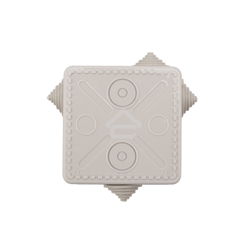 Коробка распределительная Rexant наружного монтажа с откидной крышкой 80х80х50 мм, IP54