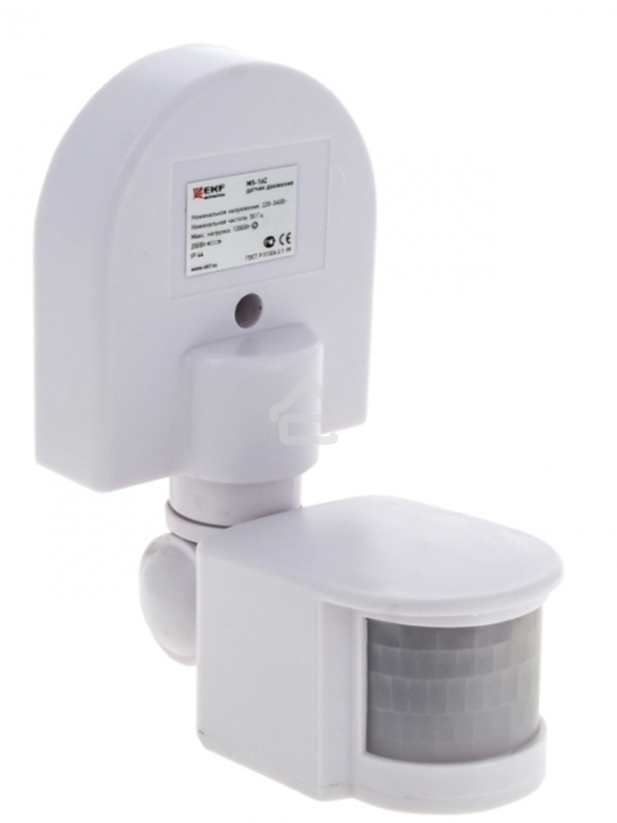 ИК датчик движения EKF dd-ms-16C  наст. 1200Вт 180гр. до 12м IP44 MS-16C EKF PROxima