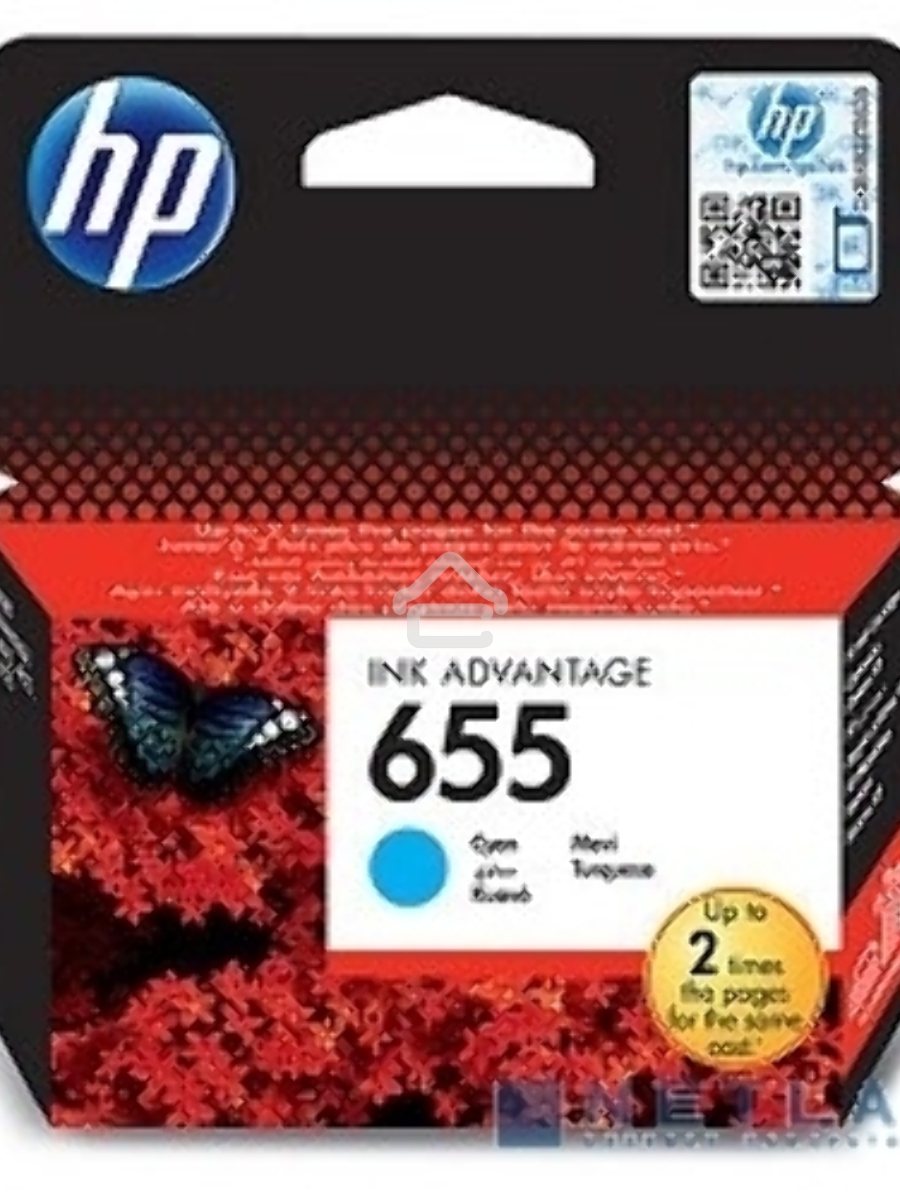 Картридж струйный HP 655 CZ110AE голубой для HP DJ IA 3525/4615/4625/5525/6525 (600стр.)