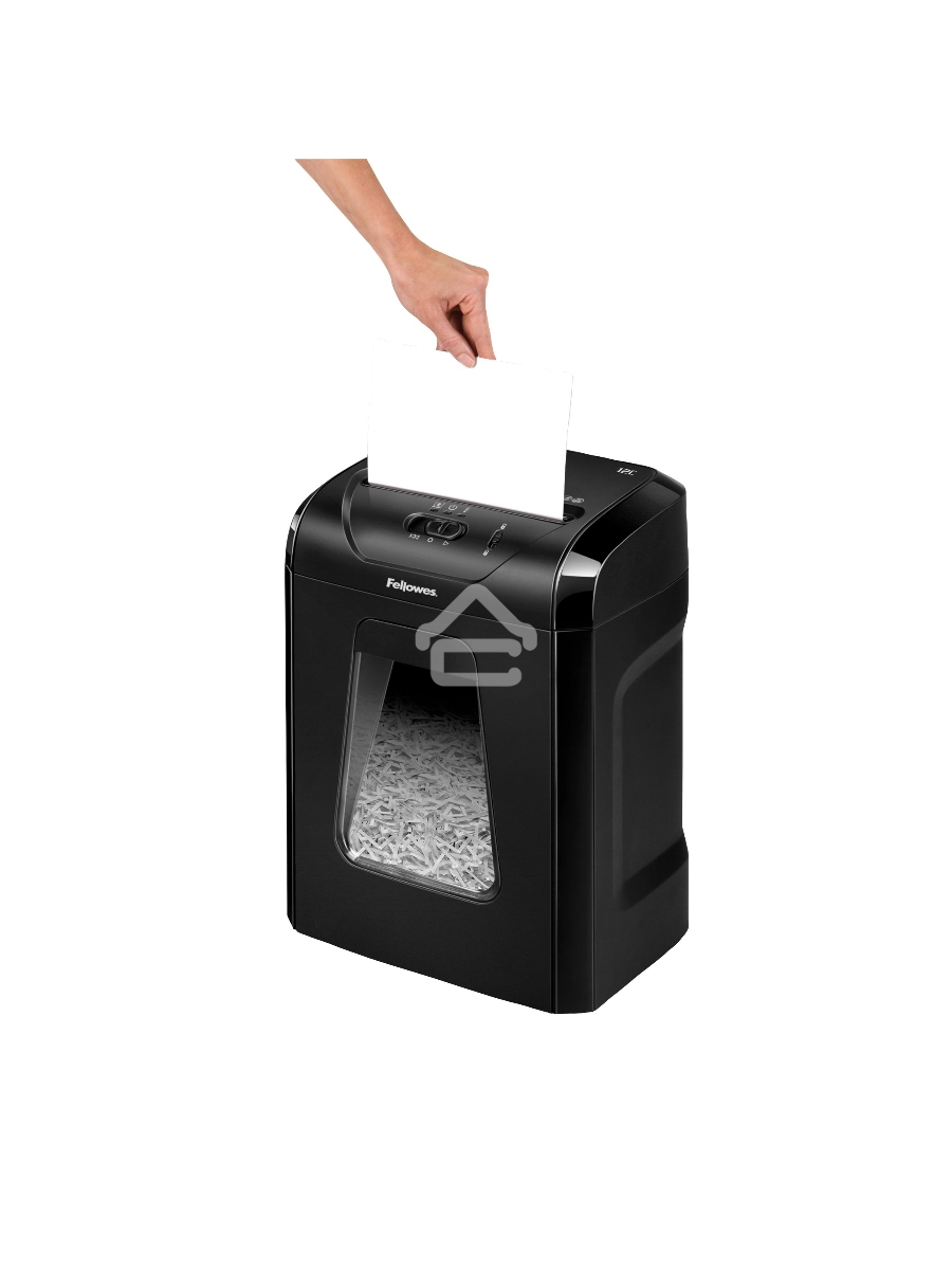 Шредер Fellowes PowerShred 12C FS-71201 {DIN P-4, 4х40мм, 12лст., 18лтр.,Safety Lock}