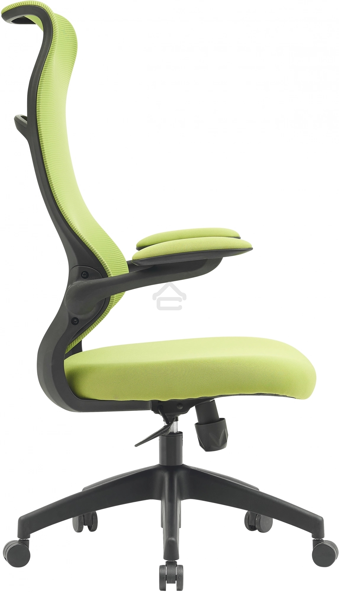 Кресло компьютерное Cactus CS-MC505-GN салатовый, сиденье салатовый, сетка/ткань, крестов. пластик, пластик черный