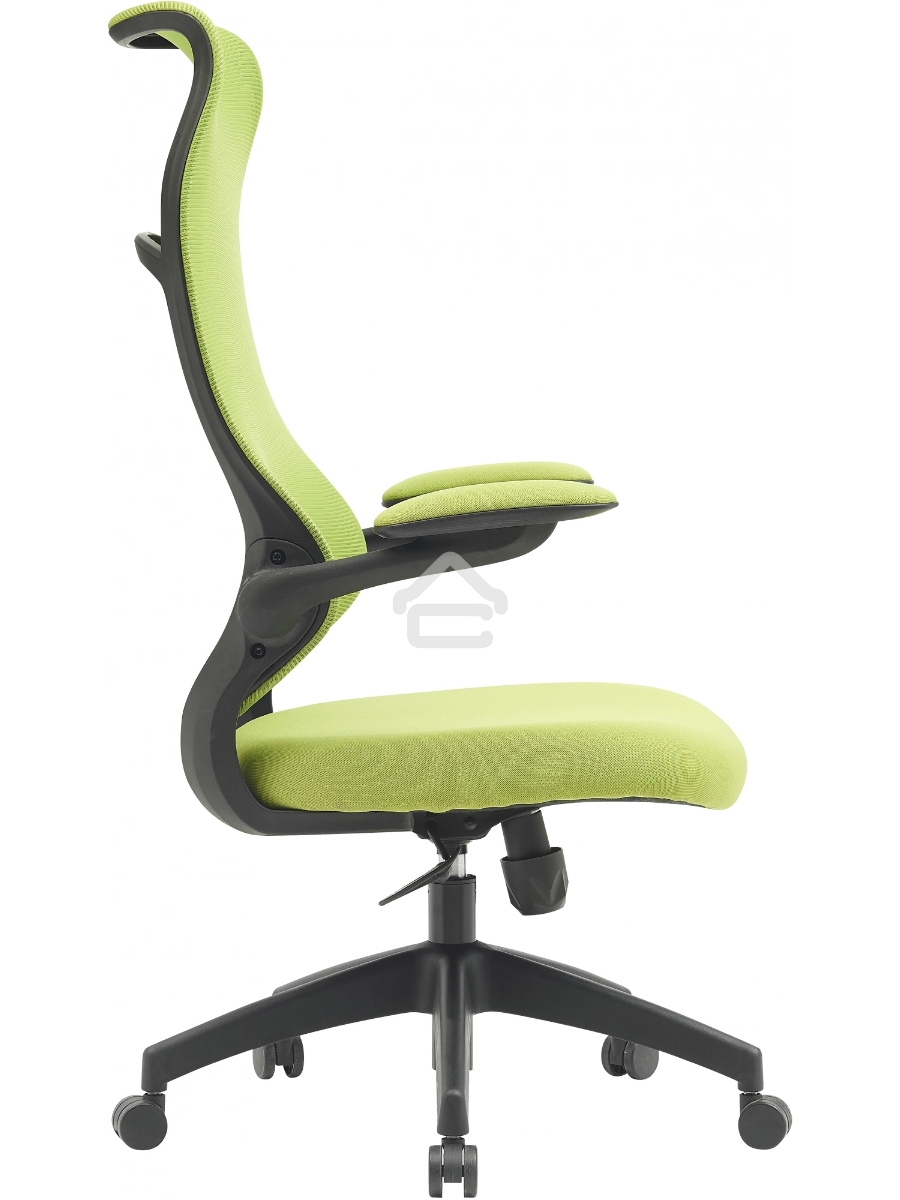Кресло компьютерное Cactus CS-MC505-GN салатовый, сиденье салатовый, сетка/ткань, крестов. пластик, пластик черный