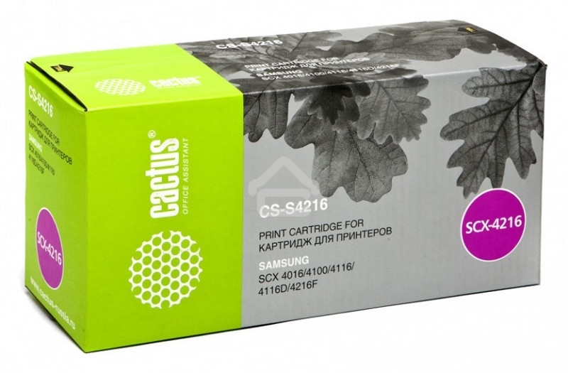 Картридж лазерный Cactus CS-S4216 (SCX-4216D3) черный (3000 стр.) для Samsung SCX-4016/4116/4216/4216F/SF-560/565/565P/750/755/755P