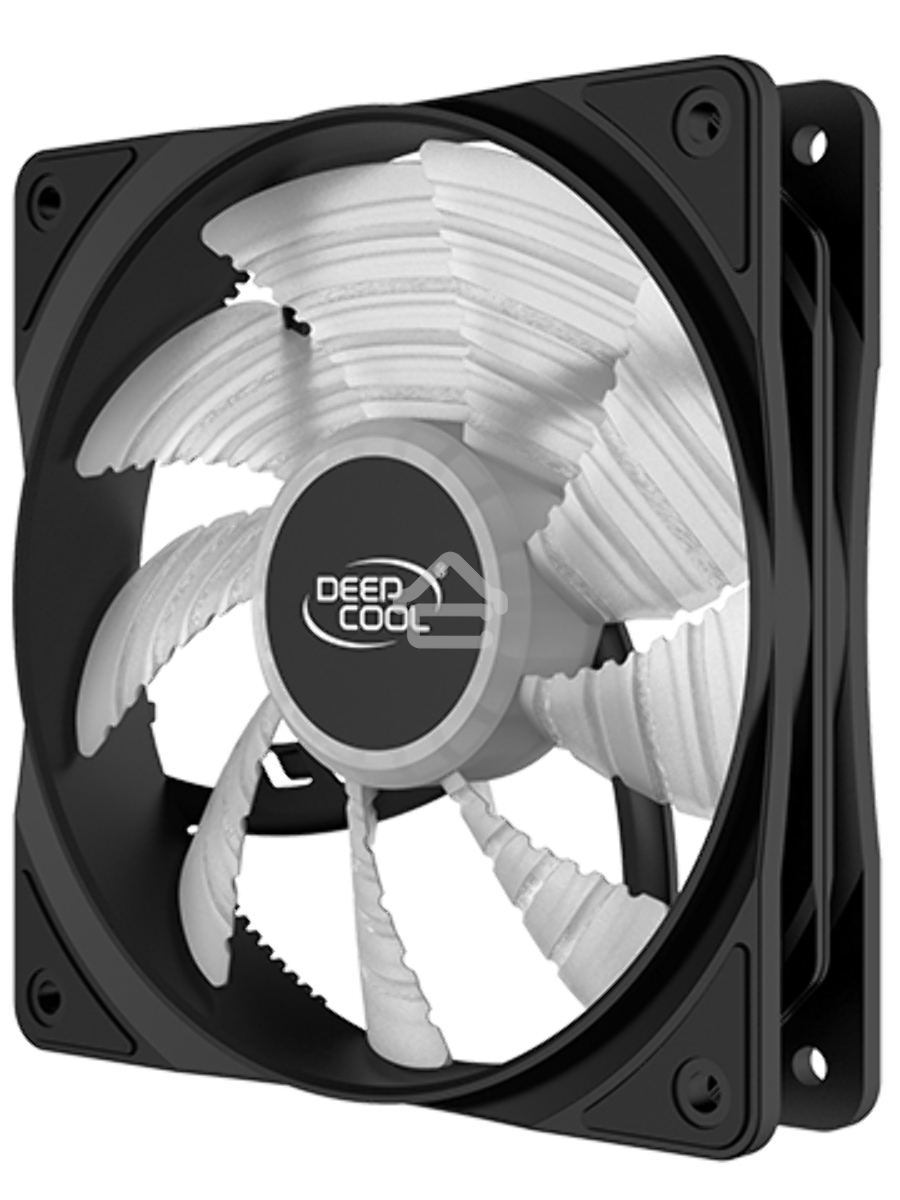 Вентилятор для корпуса DEEPCOOL RF120W черный, 120 мм, 1300 об/мин, 21.9 дБ, 3 pin