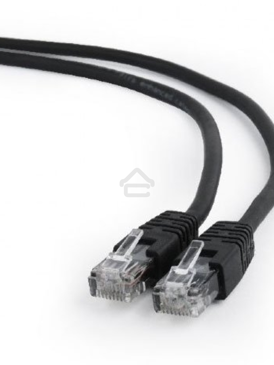 Патч-корд UTP Cablexpert кат.6, 0.5м, литой, многожильный (черный)