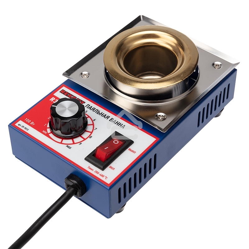 Паяльная ванна Rexant, модель R38, 100 Вт, ø 38 мм, 200-480 °C