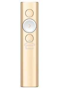 Презентер Logitech Spotlight золотистый, радиоканал, USB, кнопки - 3