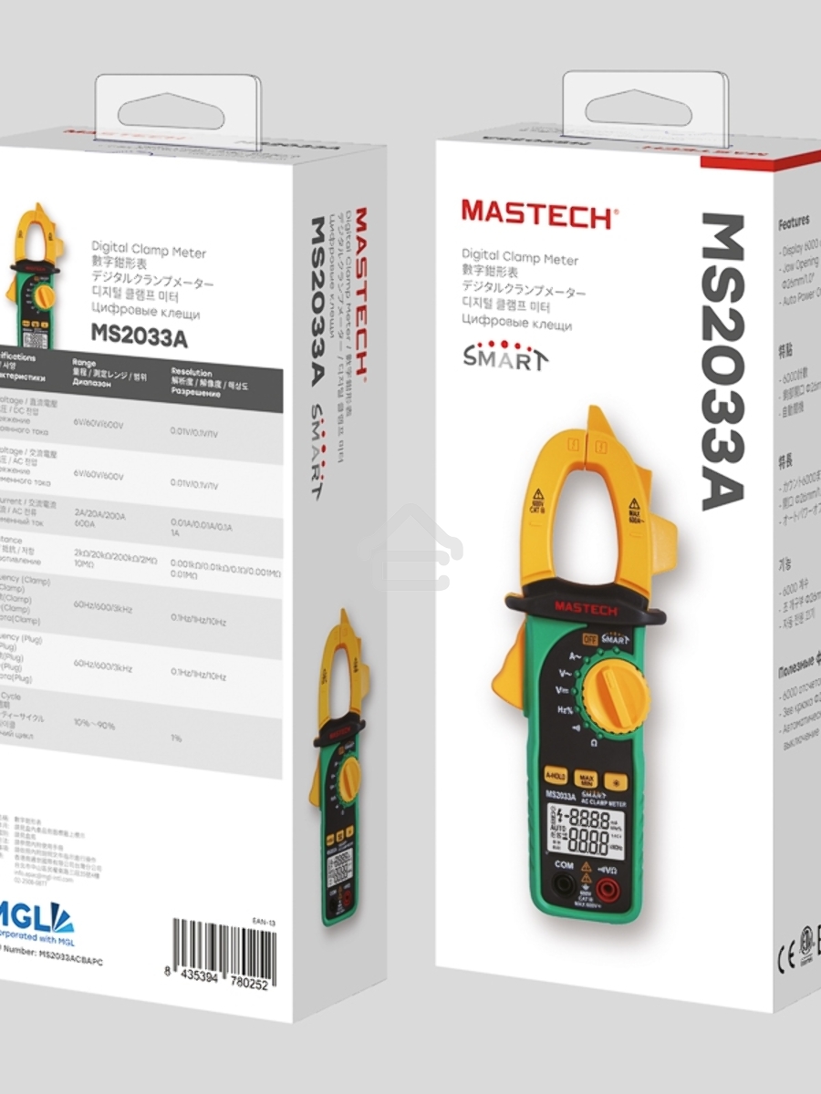 Токовые клещи MS2033A (SMART) MASTECH