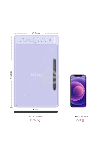 Графический планшет Parblo Intangbo M USB Type-C пурпурный