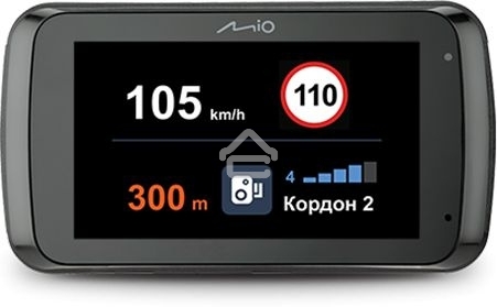 Видеорегистратор с радар-детектором Mio MiVue i85 ГЛОНАСС черный