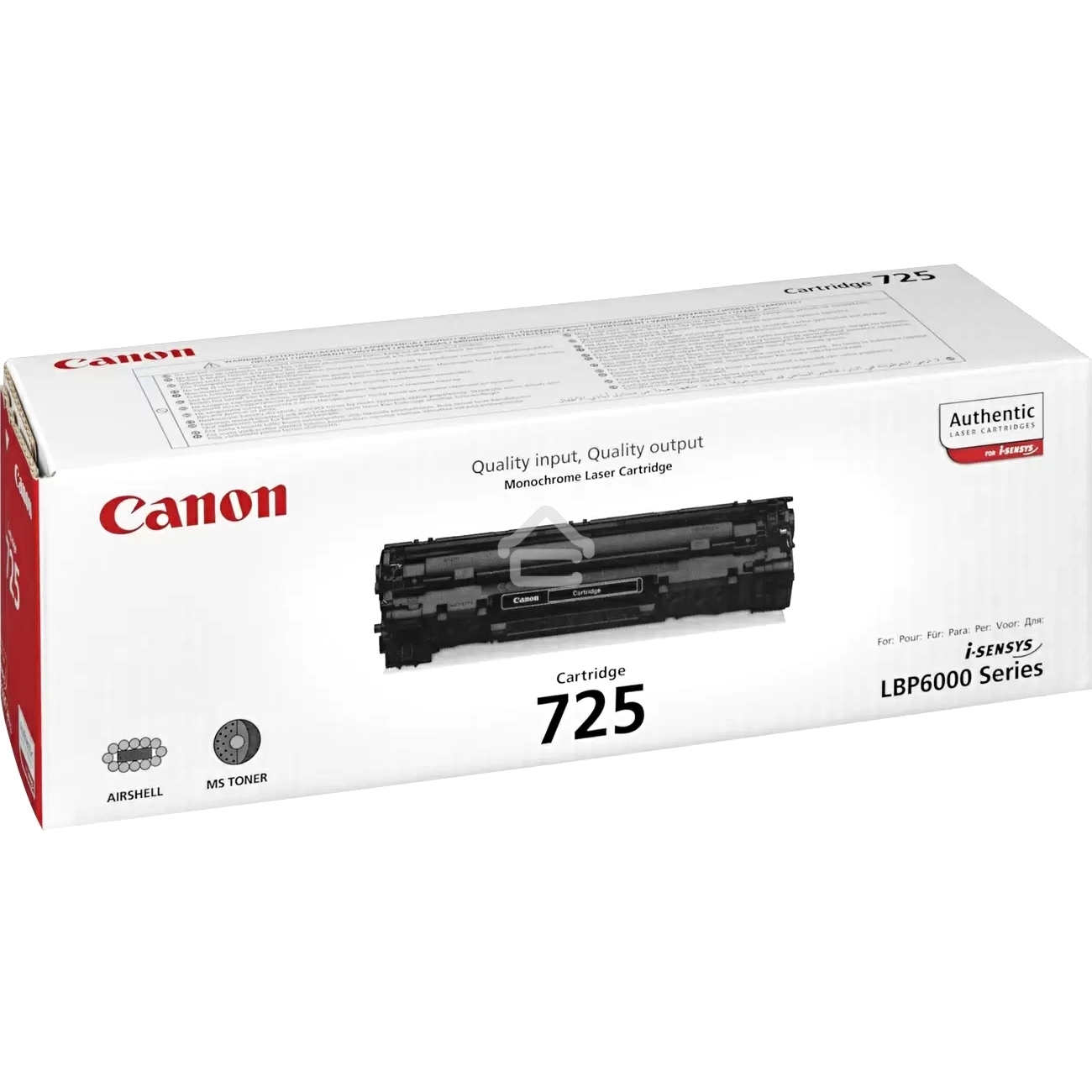 Картридж лазерный Canon Cartridge 725 (3484B002/3484B005) черный (1600 стр) для LBP6000/6000B