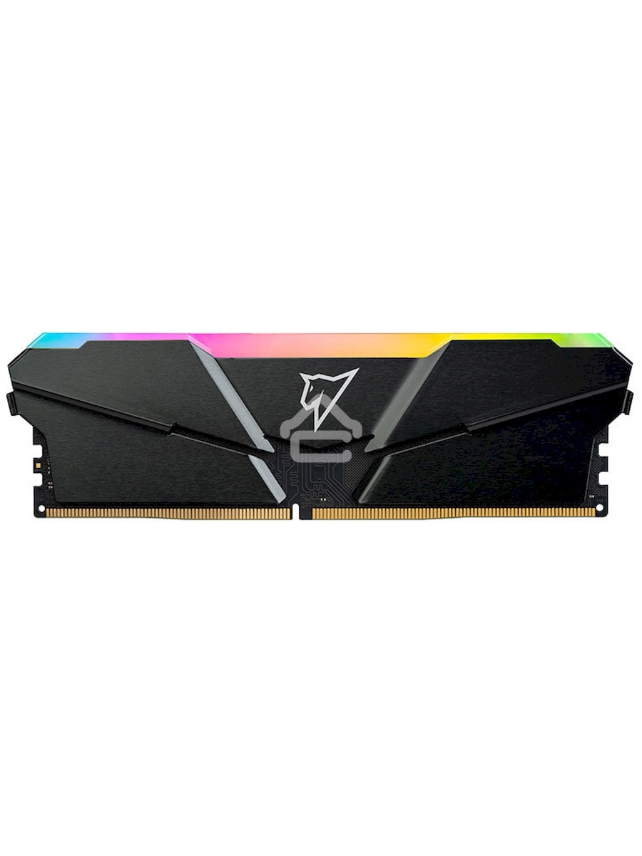Оперативная память NETAC Shadow, DDR4, 16GB (2x8GB), 3200MHz, CL16, DIMM, с радиаторами, RGB, серый