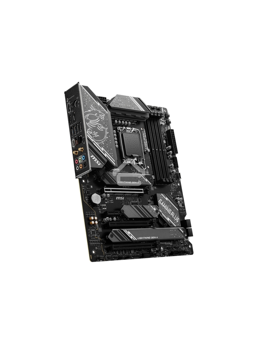 Материнская плата MSI Z790 GAMING PLUS WIFI, LGA 1700, 4xDDR5, 1xPCIe 5.0 x16, 1xPCIe 4.0 x16, 4xM.2, 6xSATA, 1xHDMI, 1xDP, 2.5 Gigabit Ethernet, 7.1 аудио, ATX