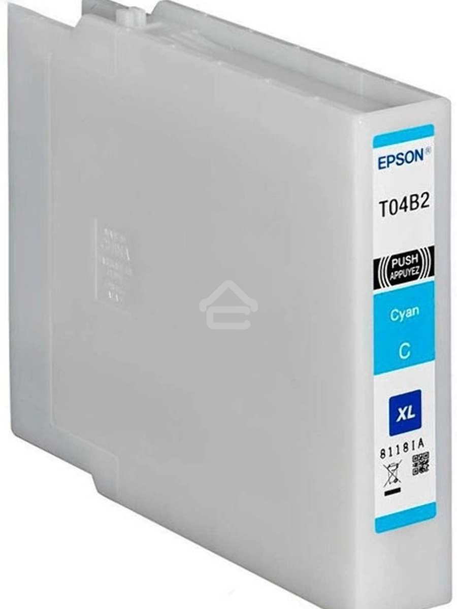 Картридж струйный Epson C13T04A240 голубой (8000 стр.) для WF-C8190 / WF-C8690