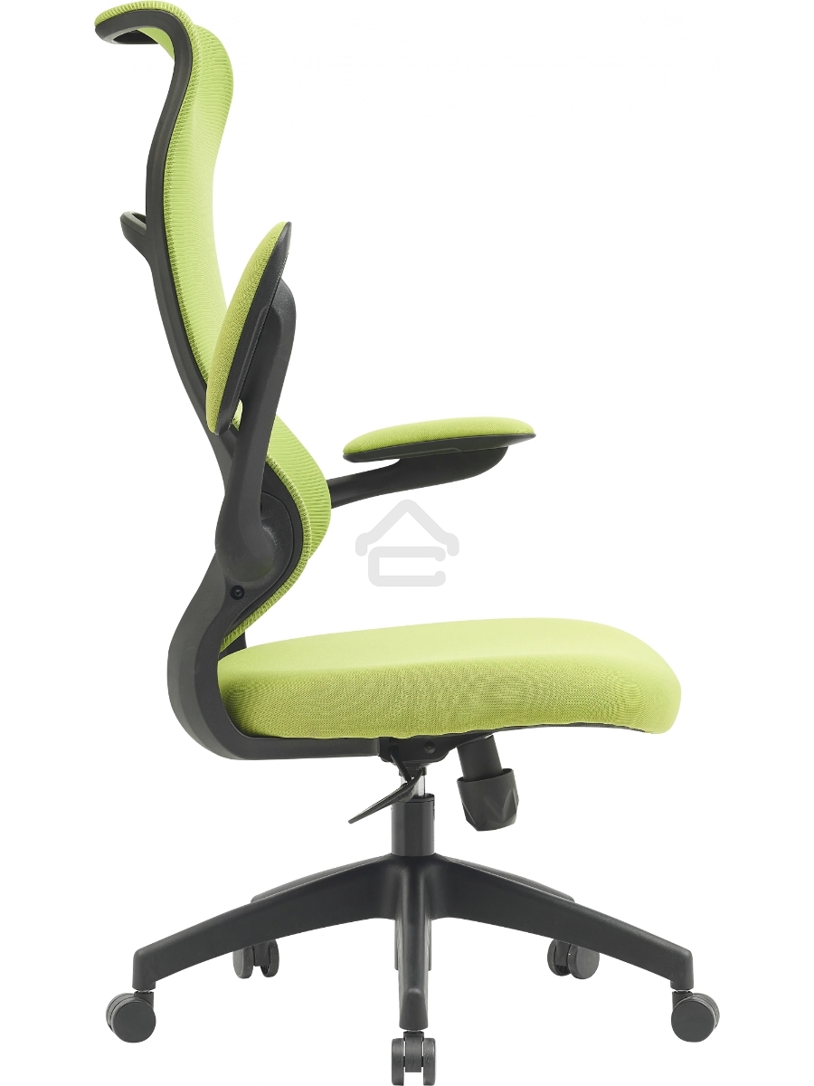 Кресло компьютерное Cactus CS-MC505-GN салатовый, сиденье салатовый, сетка/ткань, крестов. пластик, пластик черный