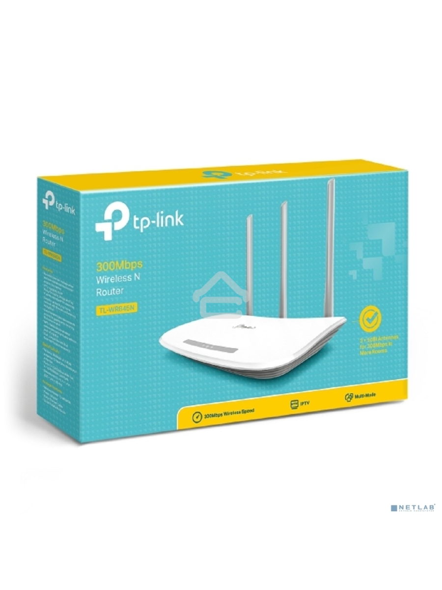 Маршрутизатор беспроводной TP-Link TL-WR845N N300 10/100BASE-TX белый