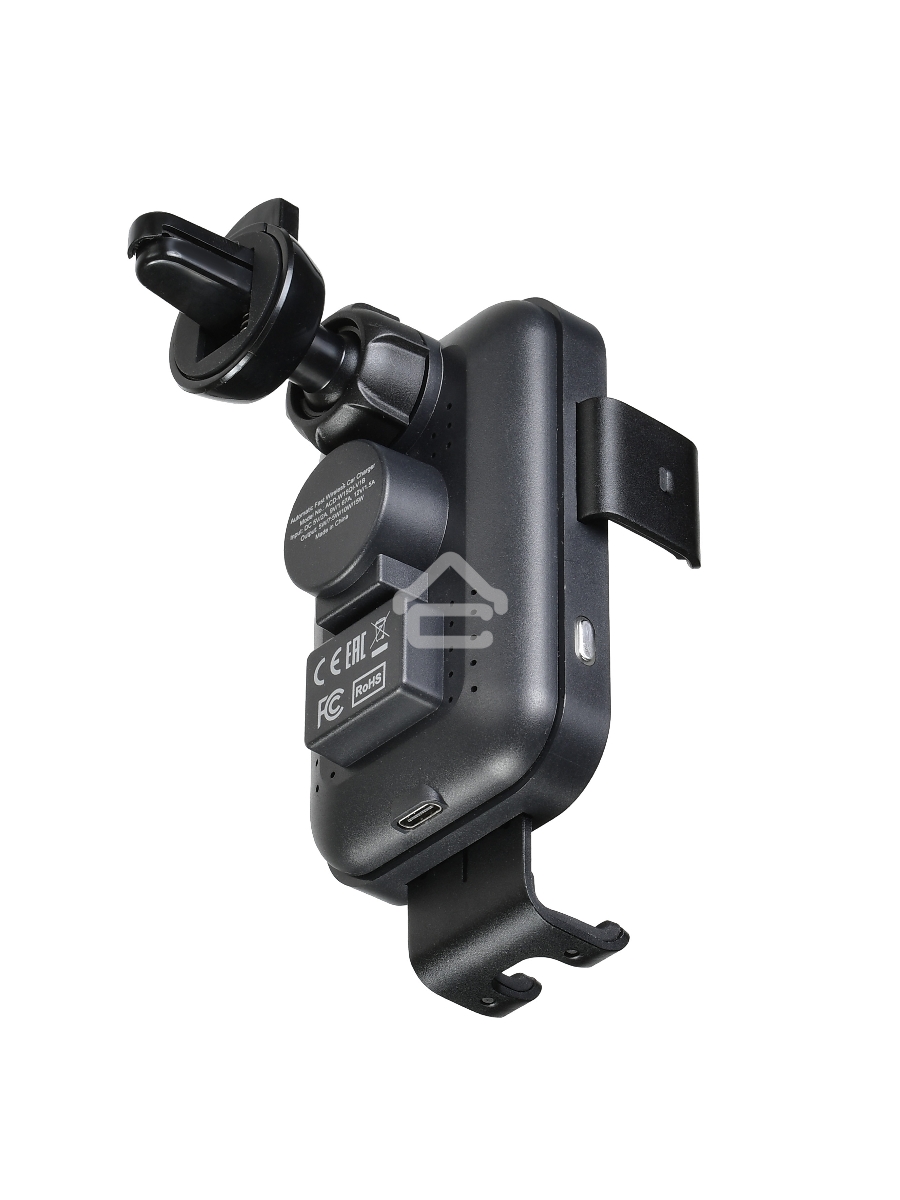 Автомобильная беспроводная зарядка-держатель с QC ACD ACD-W15QI-V1B 15Вт, , 5В/2А~12В/1,5А RTL {20}