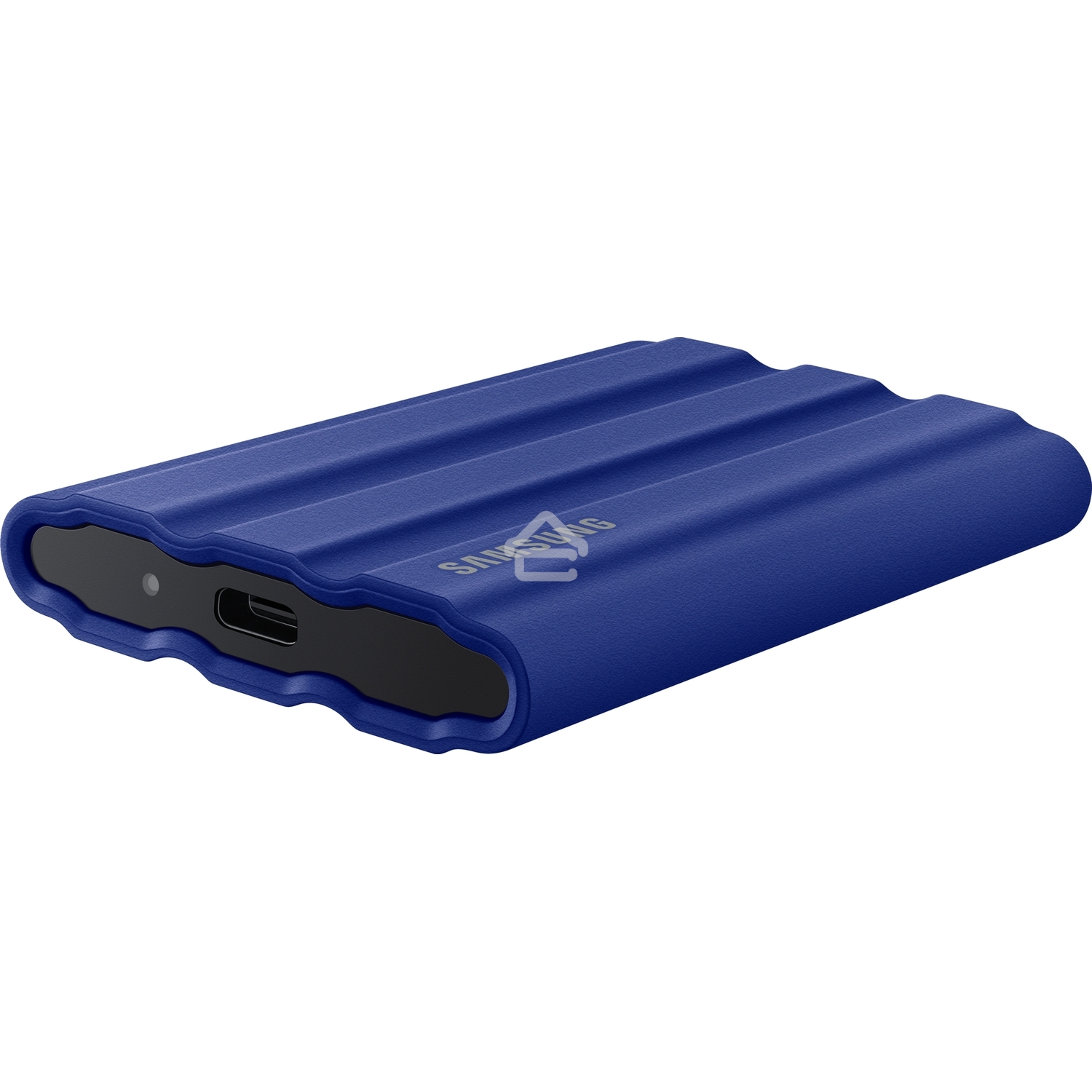 Накопитель Samsung External SSD T7 Shield, 2TB, Type C-to-C/A, USB 3.2 Gen2, R/W 1050/1000MB/s, IP65, 88x59x13mm, 98g, Blue (12 мес.)