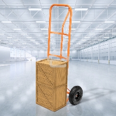 Тележка ручная СИБРТЕХ 2-х колесная НТ1805, г/п 150кг, п/н колеса d260мм, платформа 350x235 Сибртех 68931