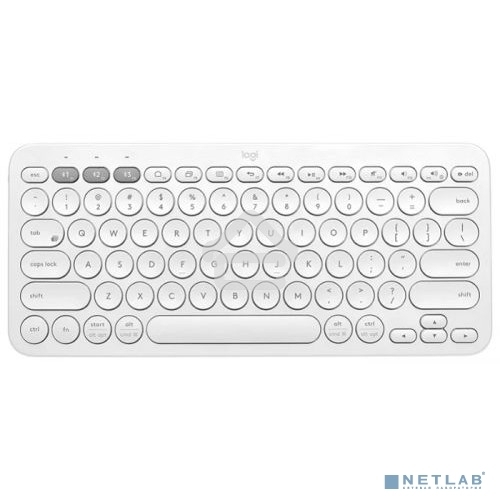 Клавиатура беспроводная Logitech K380, Bluetooth, белый
