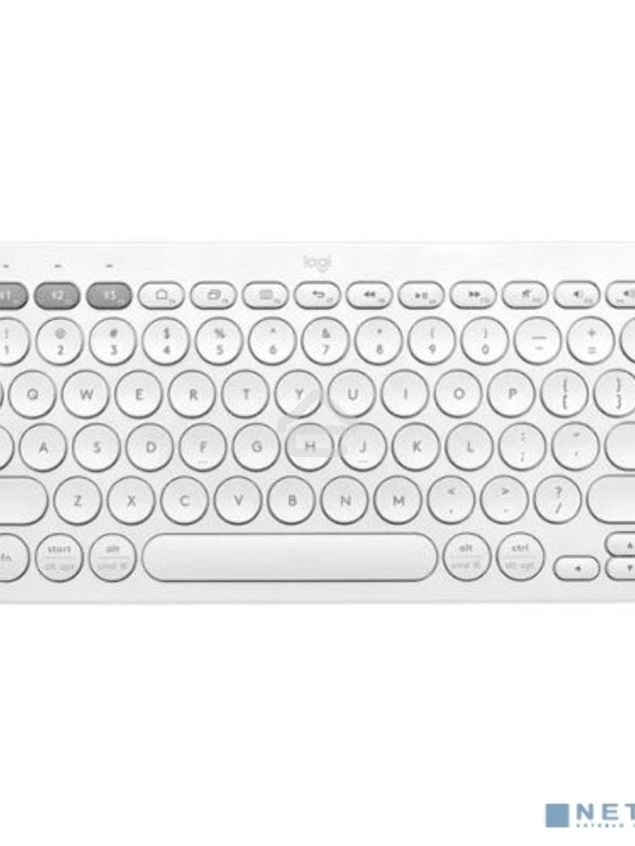 Клавиатура Logitech K380 беспроводная, Bluetooth, белый