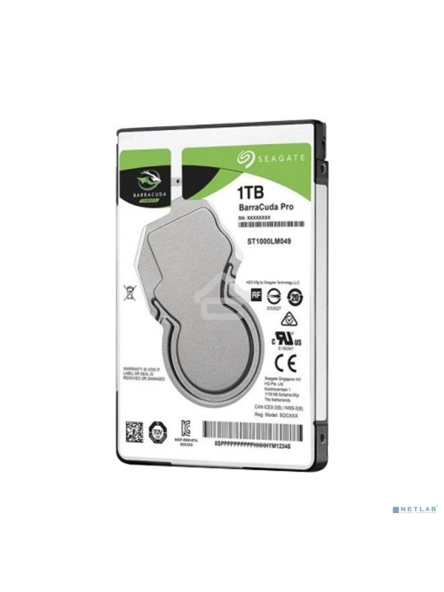 Жесткий диск Seagate HDD Mobile Barracuda25 Guardian (2.5'/ 1TB/ SATA 6Gb/s/ rmp 7200)