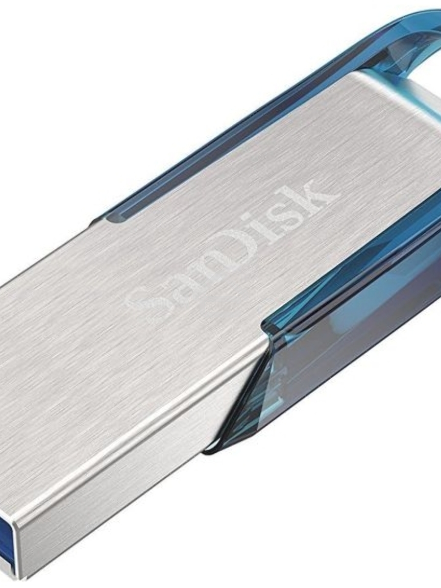 Флеш диск 128GB SanDisk CZ73 Ultra Flair, USB 3.0, Tropical Blue