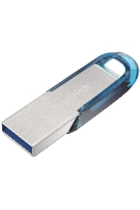 Флеш диск 128GB SanDisk CZ73 Ultra Flair, USB 3.0, Tropical Blue