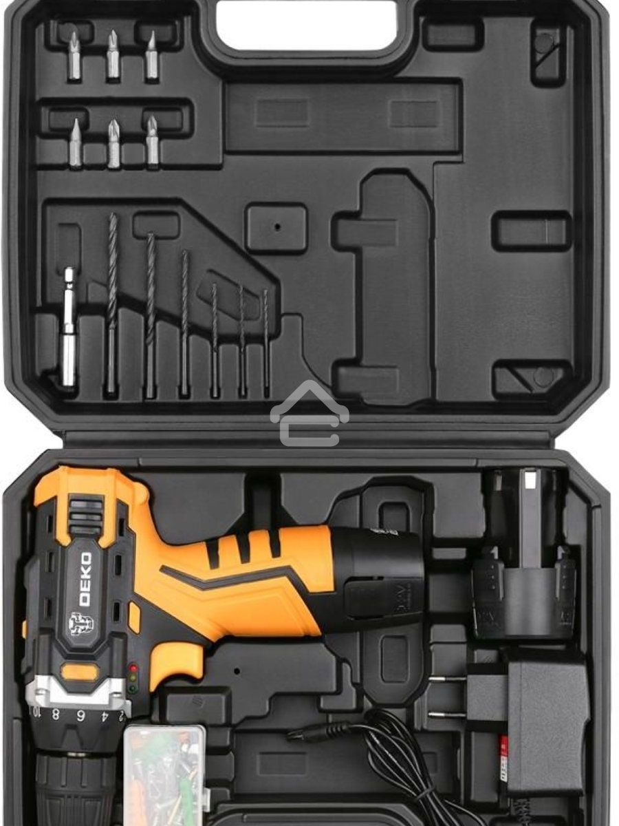 Дрель-шуруповерт Deko DKCD12FU-Li 063-4094, Аккумуляторная, 20 В, Кейс