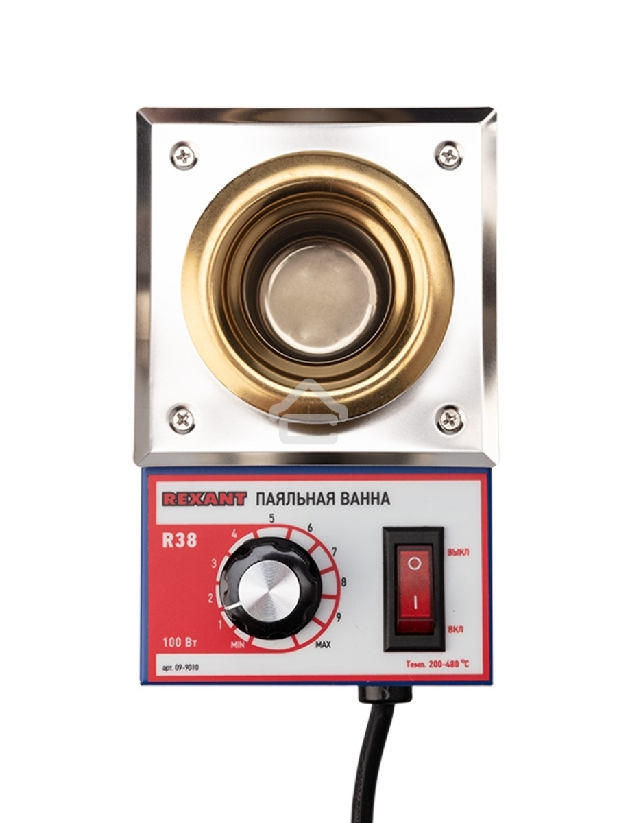 Паяльная ванна Rexant, модель R38, 100 Вт, ø 38 мм, 200-480 °C