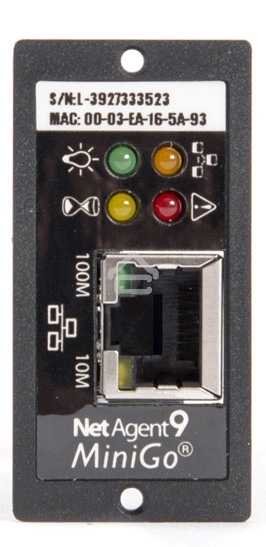 Модуль-SNMP DL 801 SKAT UPS-1000 RACK/3000 RACK Мониторинг и упр-е по Ethernet SNMP module DL 801 SKAT UPS-1000 RACK/3000 RACK Monitoring and control via Ethernet