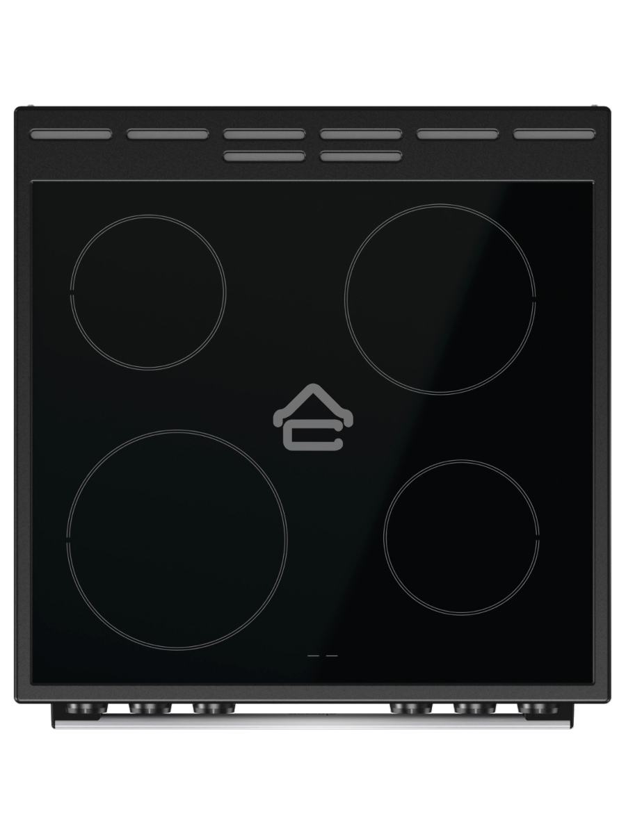 Плита электрическая Gorenje GEC6A11SG серый, конфорок 4 электрических, духовка 65 л, 60 см x 85 см x 60 см