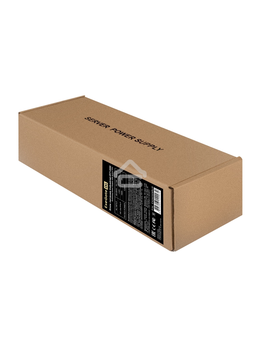 Серверный блок питания  (модуль к RTS1200 Redundant) 1200W ExeGate Industrial-RT1200 (APFC, КПД 94%(80 PLUS Platinum), 4 cm fan)