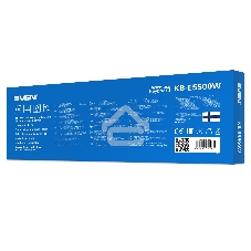 Клавиатура беспроводная SVEN KB-E5500W USB черный