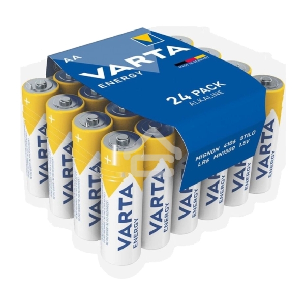 Батарея Varta Energy LR6 AA (24шт) блистер