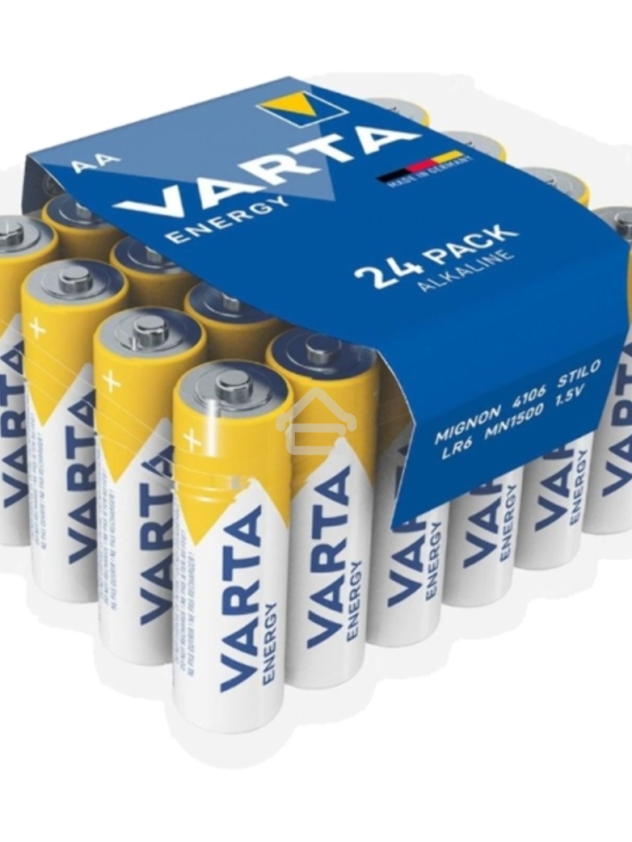 Батарея Varta Energy LR6 AA (24шт) блистер