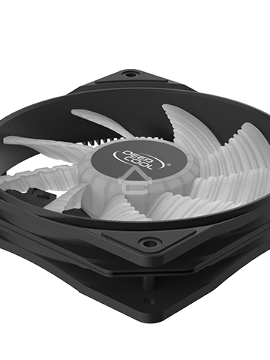 Вентилятор для корпуса DEEPCOOL RF120W черный, 120 мм, 1300 об/мин, 21.9 дБ, 3 pin