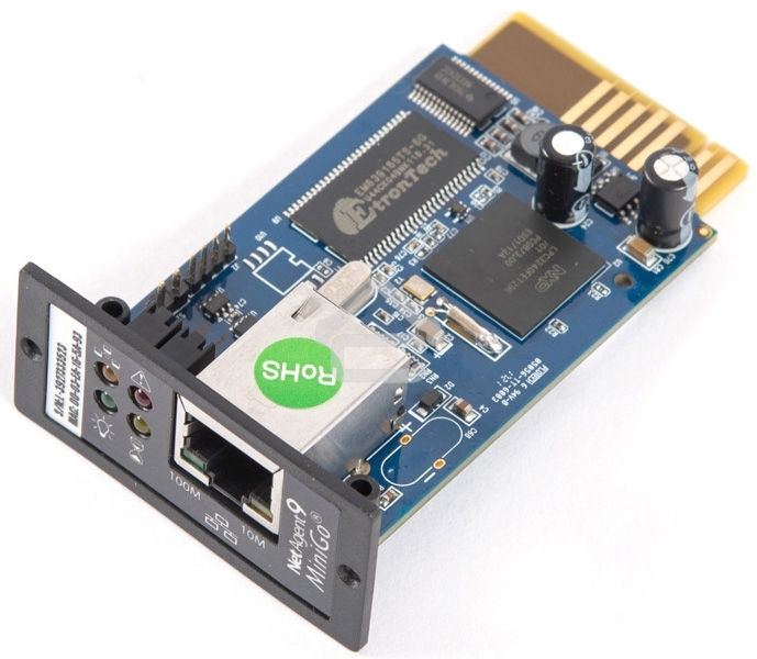 Модуль-SNMP DL 801 SKAT UPS-1000 RACK/3000 RACK Мониторинг и упр-е по Ethernet SNMP module DL 801 SKAT UPS-1000 RACK/3000 RACK Monitoring and control via Ethernet