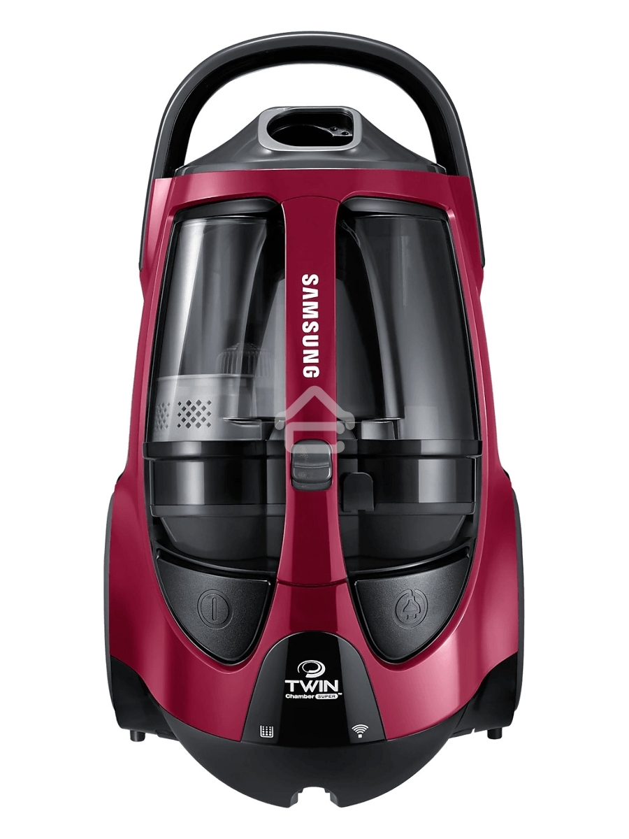 Пылесос Samsung VCC885FH3P красный, 430/2200 Вт, уборка сухая, пылесборник двойная камера 2л