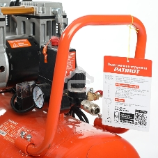 Компрессор Patriot поршневой безмасляный WO 80-360, 360 л/мин, 8 бар, 2200 Вт, 80 л, быстросъем и 