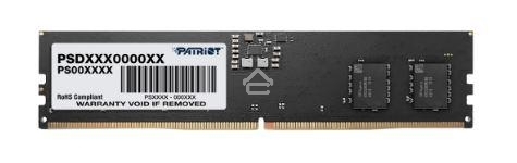 Оперативная память Patriot Signature, DDR5, 32GB (1x32 GB), 5600 MHz, CL46, DIMM