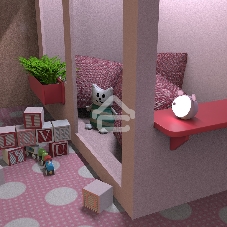 Ночник Gauss NN7024 мышка розовый