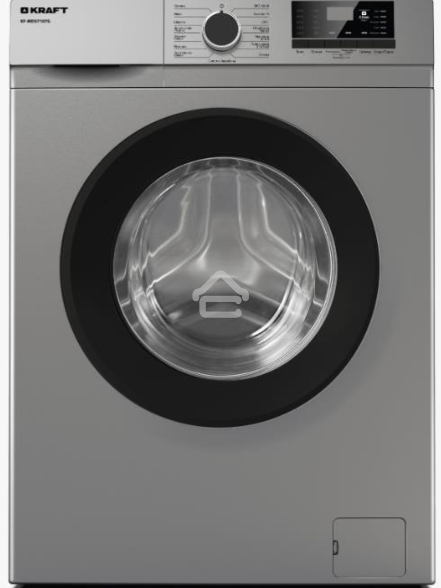 Стиральная машина Kraft KF-MDS6107G серый, загрузка фронтальная 6 кг, 1000 об/мин., класс: А+