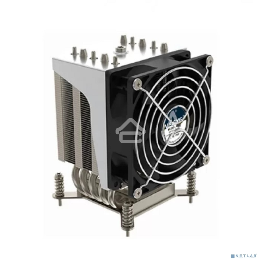 Кулер для процессора Alseye R19 серебристый, 92 мм, алюминий, 3800 об/мин, 40 дБ, 4 pin, 240 Вт, 125.8 мм