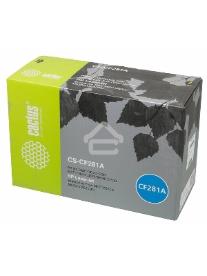 Картридж лазерный Cactus CS-CF281A черный (10500 стр.) для HP LJ Enterprise M630