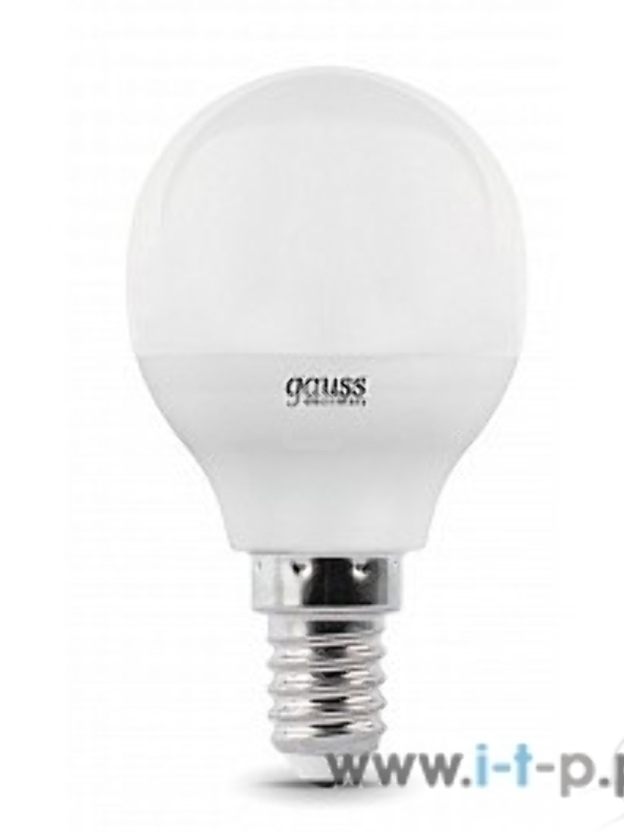 Светодиодная лампа GAUSS 53210 LED Elementary Шар 10W E27 880lm 3000K 1/10/100 0